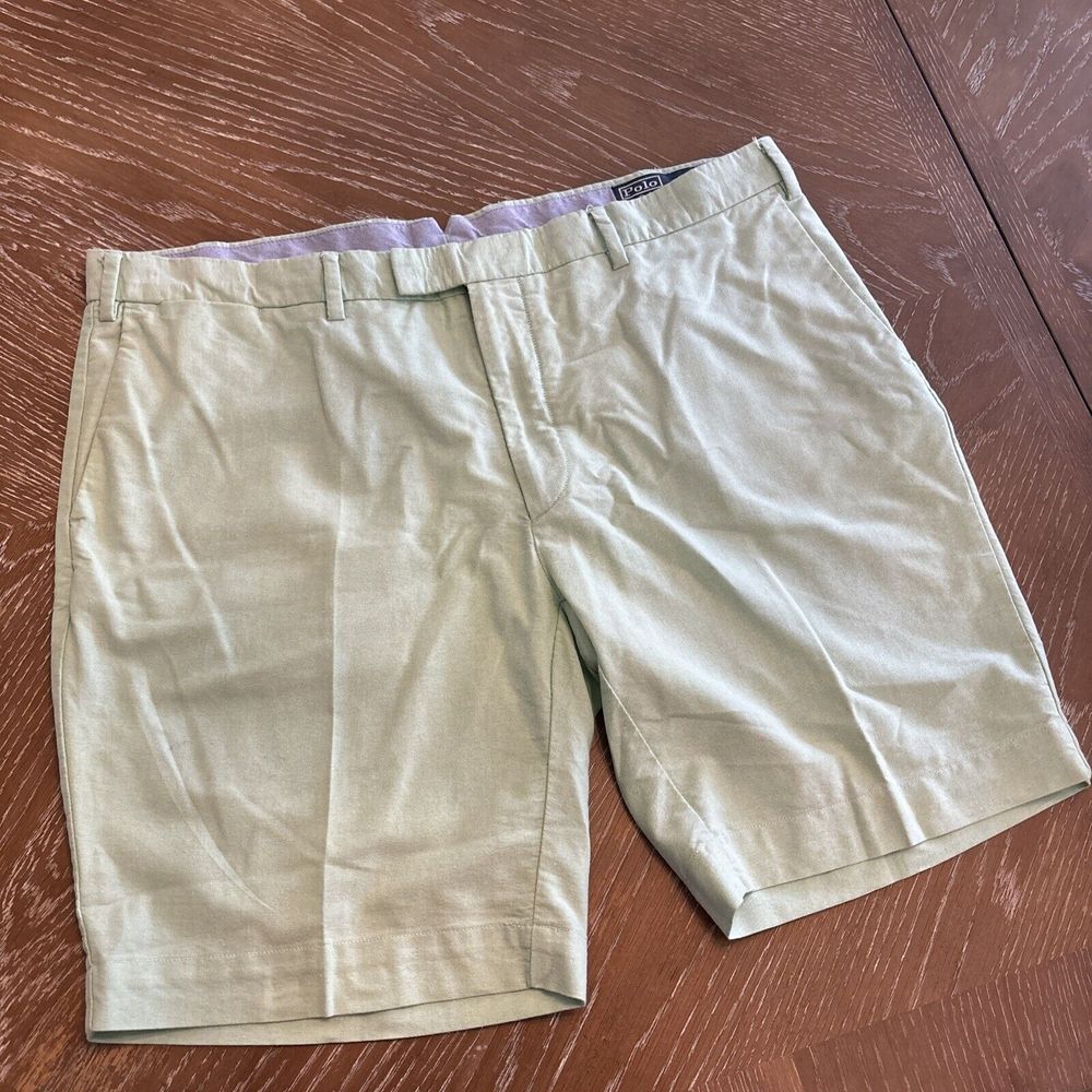 Polo Ralph Lauren 40" GREEN Shorts Men's Chino Classic Fit Casual EXCELLENT